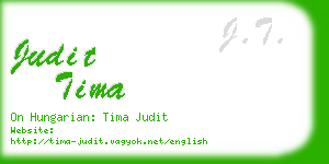 judit tima business card